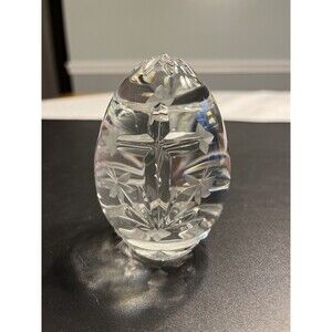Sullivans Handmade 24% PbO Lead Crystal EGG Paperweight Made in Poland